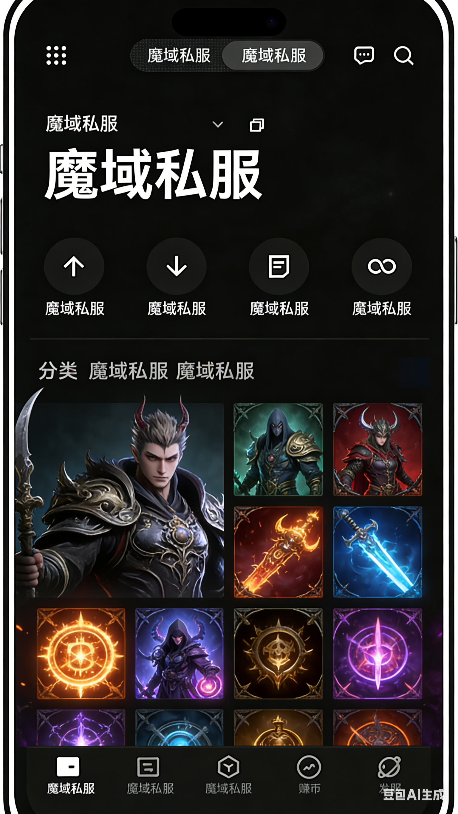 魔域私服军团地图据点面板